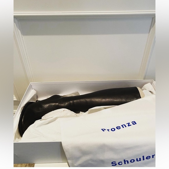 Brand new PROENZA SCHOULER Leather Knee-High Heeled Boots - Picture 8 of 10